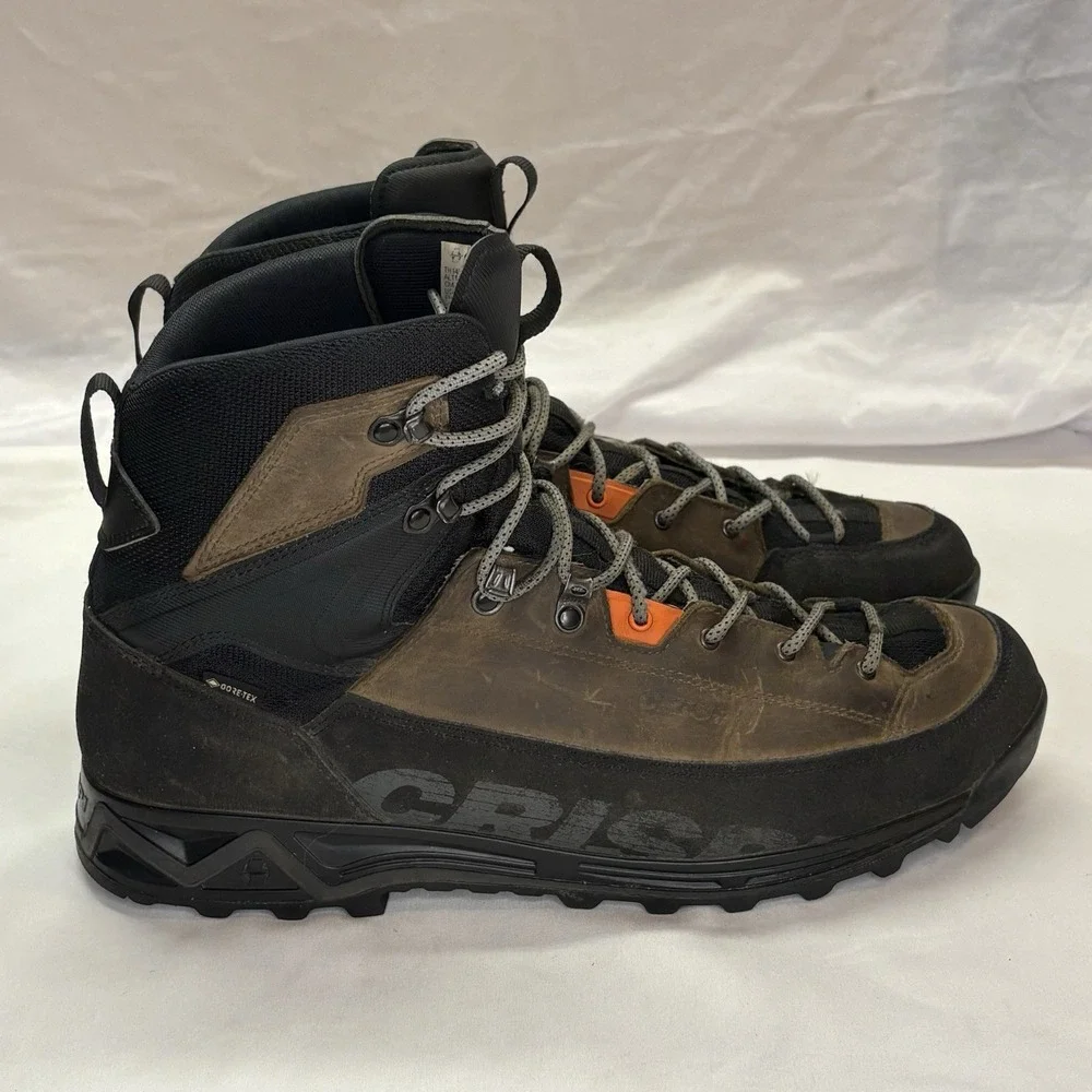 Crispi Altitude GTX Hiking Boots Mens's Size 13 US 47 EU Olive Green Waterproof
